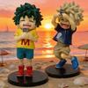 Hot! Hero Anime Action Figures Midoriya Izuku Bakugou Katsuki Anime Series Figure Pvc Collection Model Toys Decor Gifts