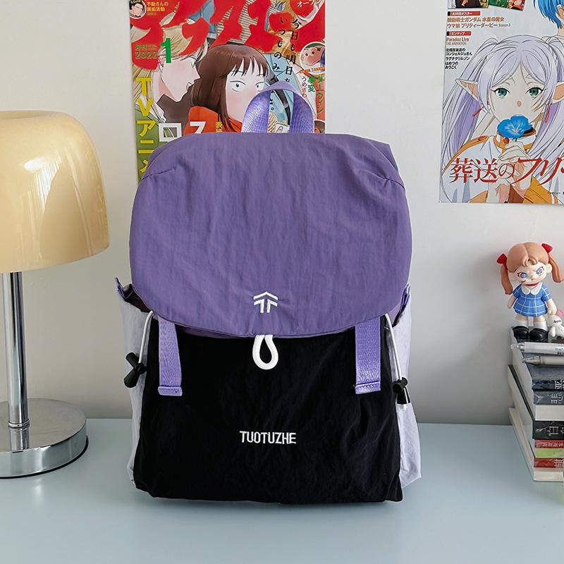 Japanese Travel Light Backpack 2025 New Niche Ins Outdoor Camping Backpack Women's Backpack