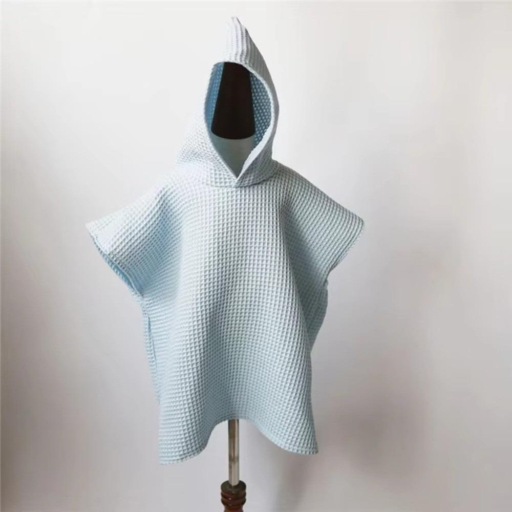 

Cotton Baby Bath Towel Waffle Children s Bathrobe Fashion Beach Towel Infant Babys Stuff синий