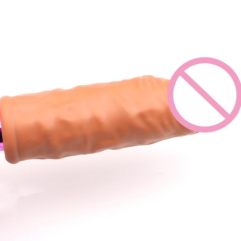 14.2cm Penis Enlargement Sleeve Hollow Penis Sleeve Thick Extender Condoms Sex Toys for Men Delay Ejaculation Adult Toys