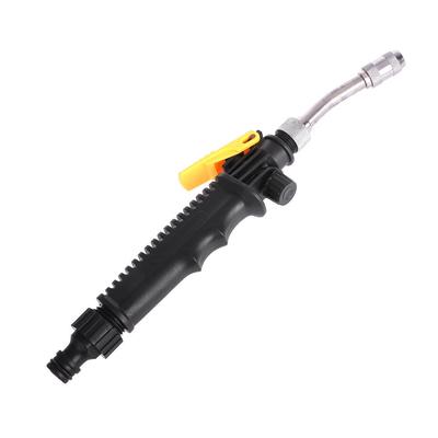 2 in 1 High Pressure Power Car Garden Water Washer Wand Spray Gun w// Foam Bottle