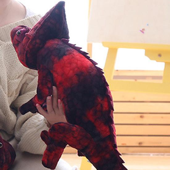 Meticulous Workmanship Decorative Exquisite Simulated Chameleon Stuffed Plush Doll