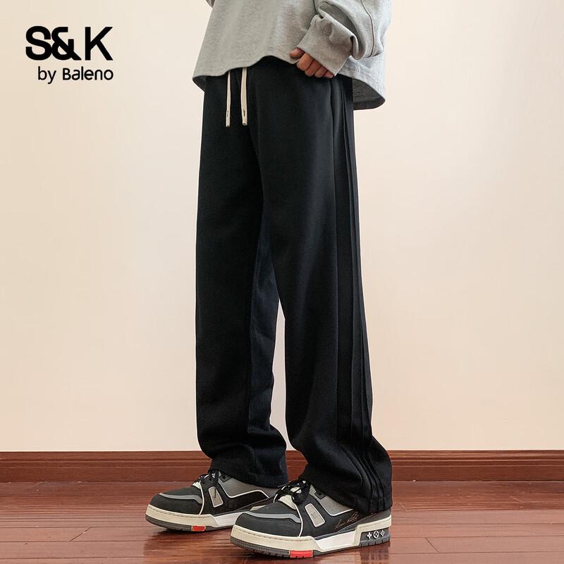 Pantalon de survêtement Baleno Série S&K Coupe décontractée Jambe droite pour homme