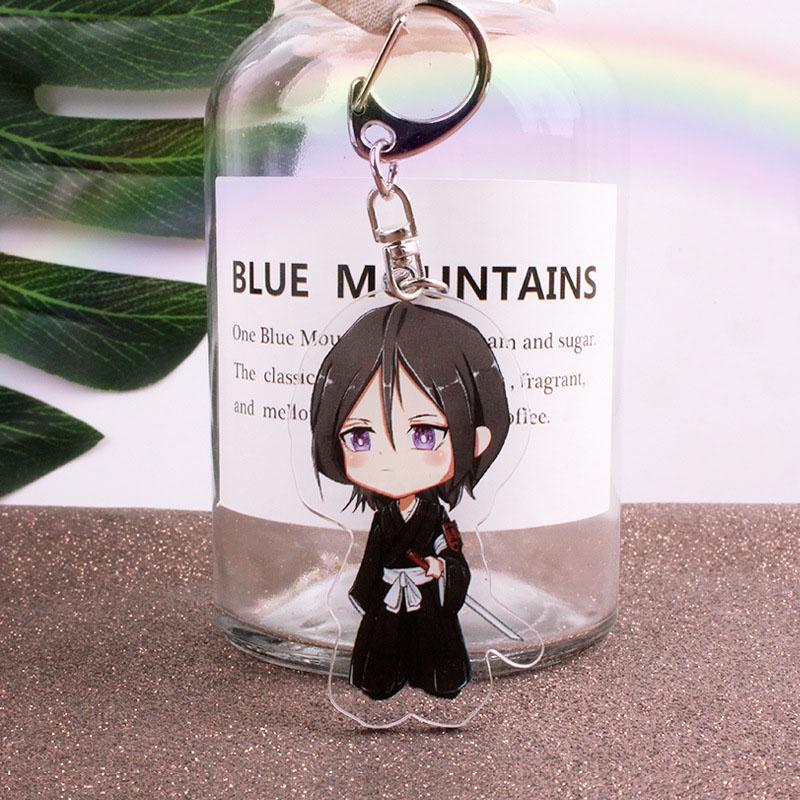 Аниме Акриловый Брелок Мультяшный Куросаки Ичиго Автомобильные Ключи Аксессуары