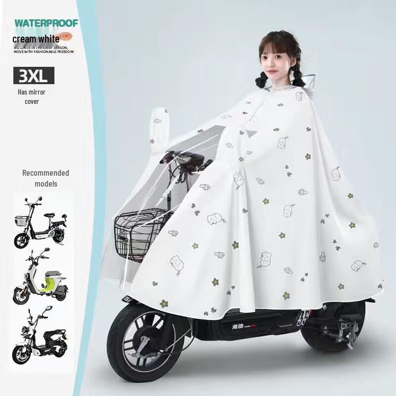 Yuzhan Women s Full-Body Electric Scooter Raincoat