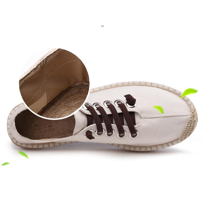 2025 Primavera Verão Pescador Sapatos Rasos Antiderrapantes Estilo de Rua Legal Sapatos Casuais Masculinos Pano Plus Size 45 Preto Azul