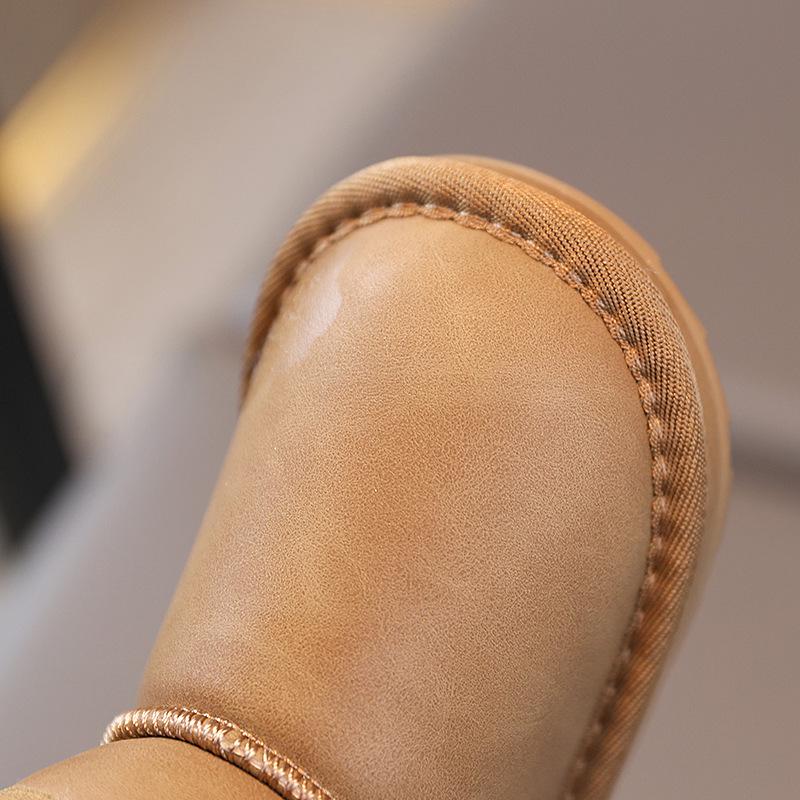 Bottes d'hiver imperméables antidérapantes pour garçons: Chaussures de neige chaudes en coton pour tout-petits et jeunes garçons (Collection 2025).