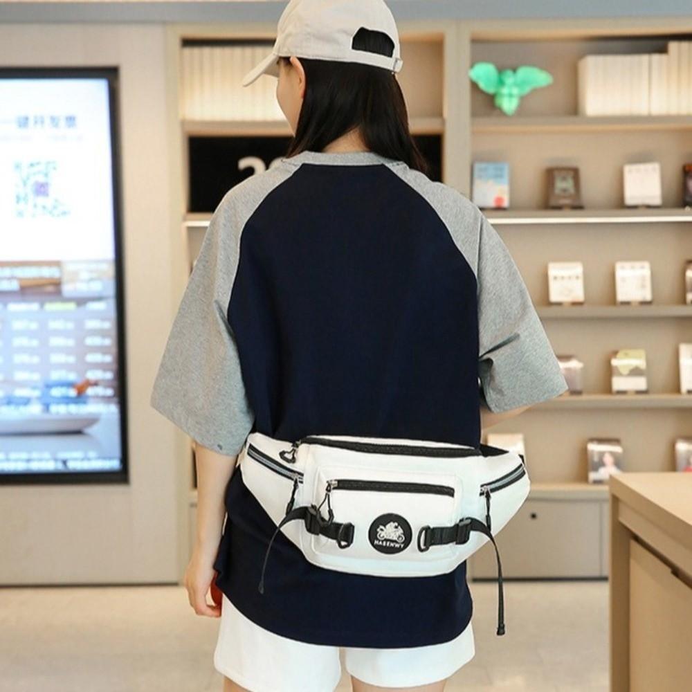 Adjustable Strap Shoulder Waist Bag Japanese Style Sports Crossbody Bag Women Chest Bag  Travel