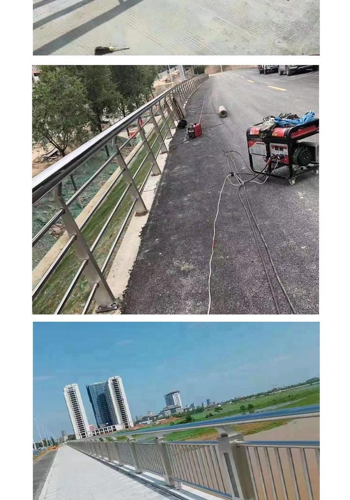 Thickened 201/304 Stainless Steel Bridge Lighting Guardrail