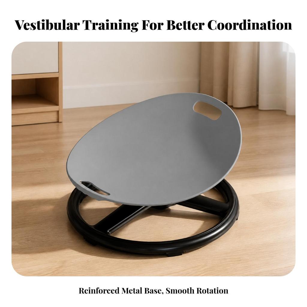 360° Rotation Rotating Chair | with Metal Base, sensory