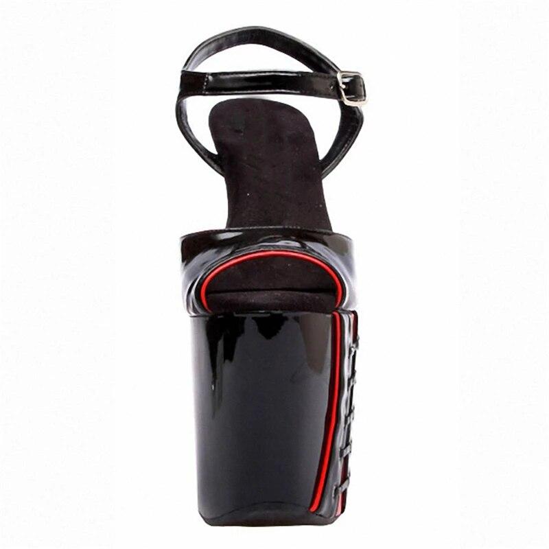 Women's Dance Platform Sandals  Shoes 20cm Heel  Ankle 10cm Platform  Sexy With Flower Rose Platform   YKC