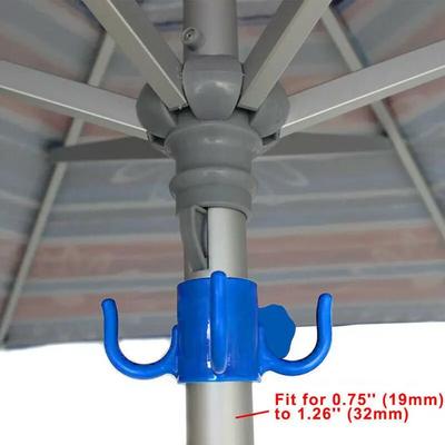 Háček na plážový slunečník Závěsný Kempingový výlet Čtyřrohý Háček na plážový slunečník Spona na ručníky Tašky Klobouky Stanové doplňky Stanový háček