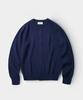 Indust Essential Round Knit Cardigan_Navy