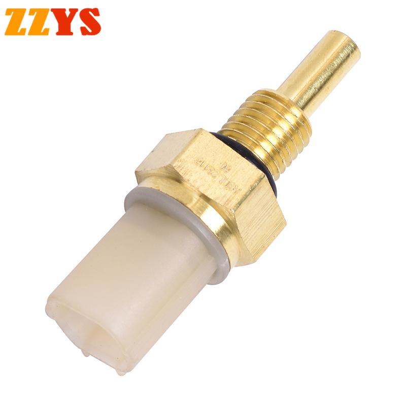 M10 10mm Motorcycle Single Water Tank Temperature Sensor Temperature Control Switch Assy Radiator Cooling Fan Thermo Sensor