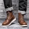 Extra Large Size Men's Shoes 2025 Spring and Autumn New Retro Martin Boots American Short Boots Outdoor Tooling Boots