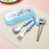 All-in-one Löffel-, Essstäbchen- und Gabelset (einschließlich Löffelablage)_Glücksbär_Hyunwoo_KI0725008
