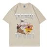 Baby French Bulldog Funny Dog Meme Graphic T Shirts Fashion Vintage Short Sleeve T-shirts Men Women Loose Cotton T-shirt