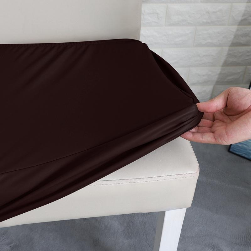 100% Waterproof PU Material Elastica Chair Cover for Dining Room Chair Seat Slipcovers Protector for Pets