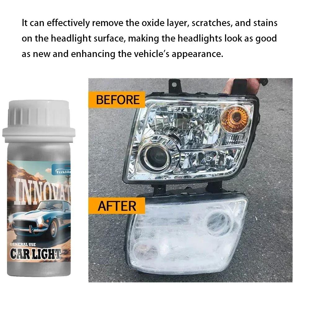 Polish Headlight Chemical Polishing Kit Headlight Liquid Polymer Repair Fluid Headlights Car Headlight Restoration Motorcycle