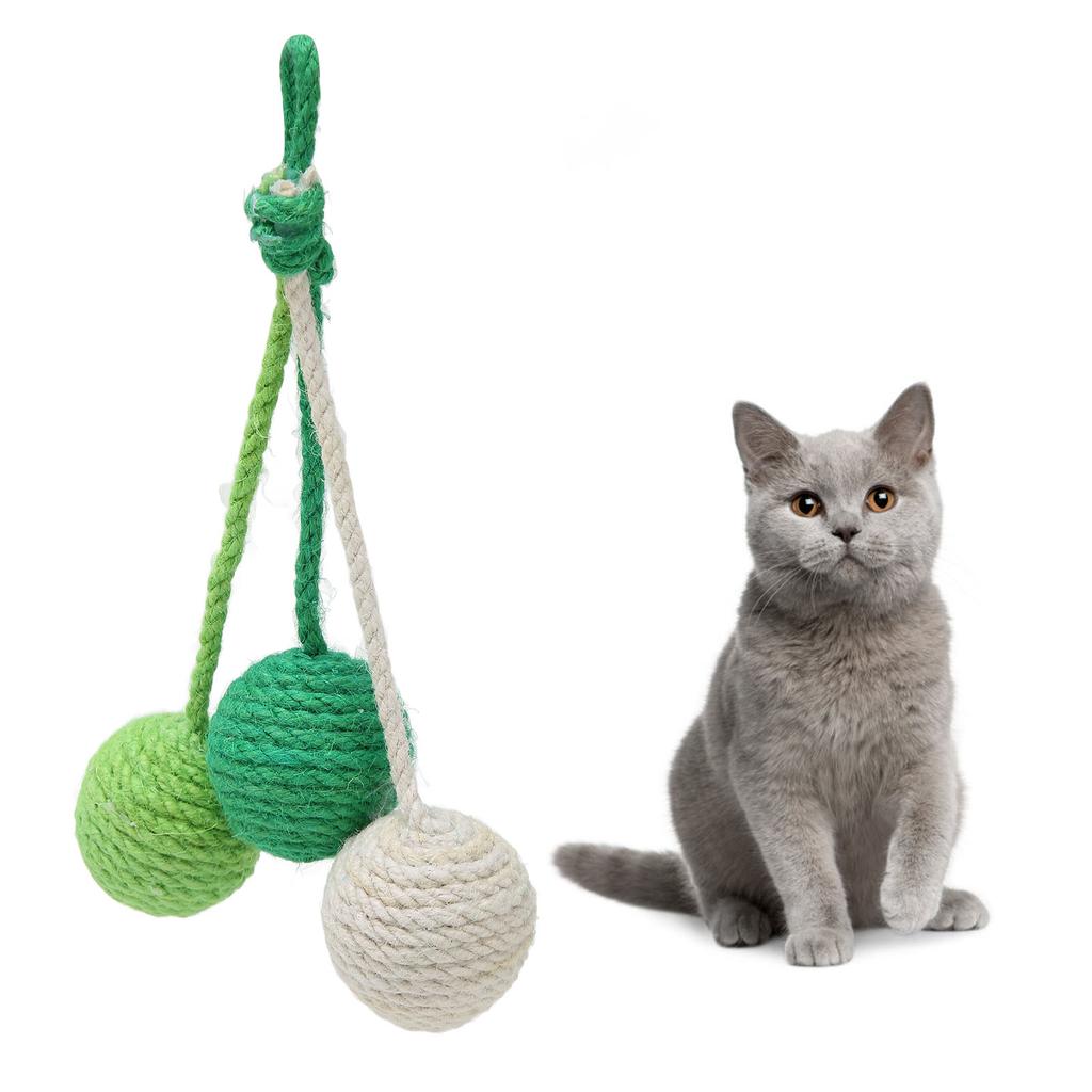 Cat Yarn  s Comfortable Grinding Claws Bite Resistant Interactive Chewing Cat Rattle   for Cats Kittens