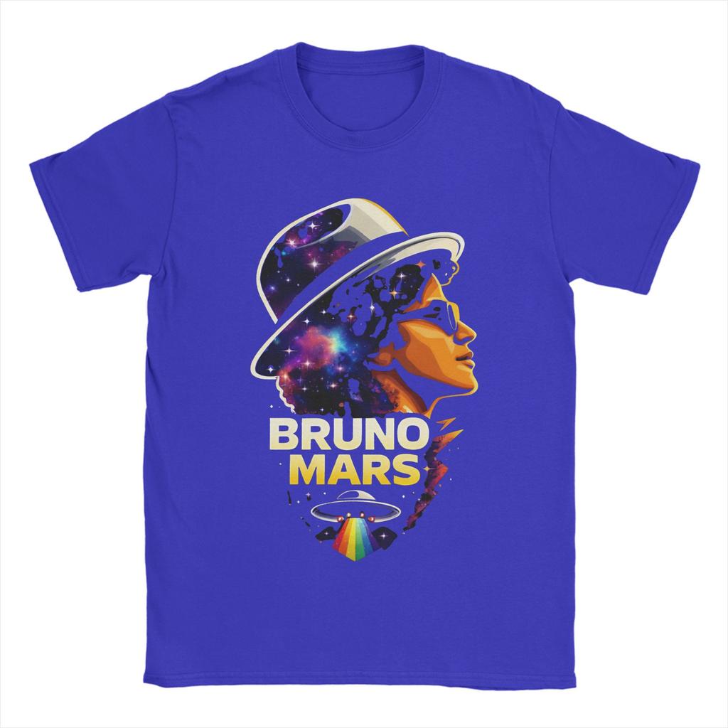 Bruno Mars Rapper T Shirts for Unisex Cotton Funny TShirts O Neck  Tees Short Sleeve Clothes Gift Idea