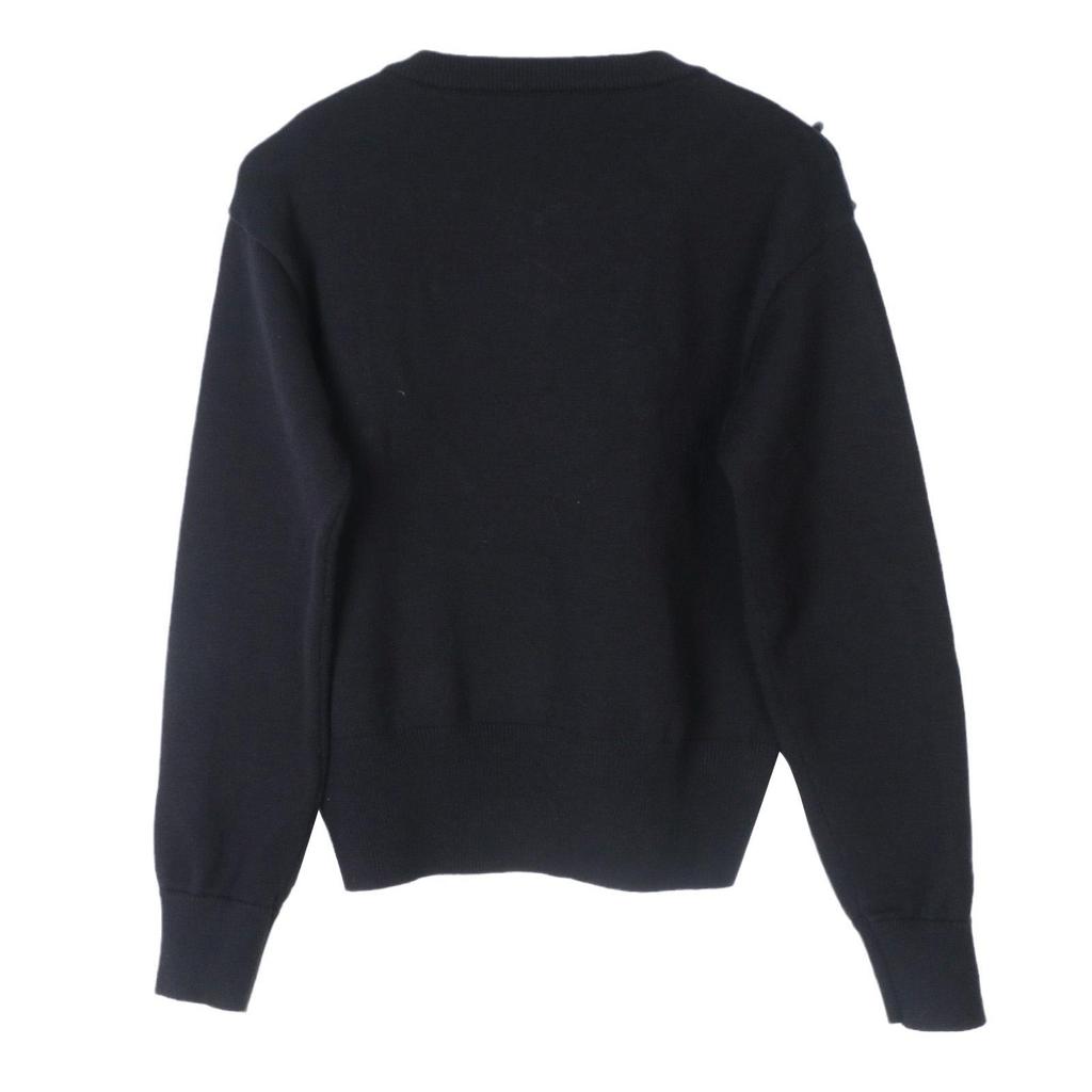 Versatile Slim Fit Knit Cardigan with Pearl Necklace - Spring/Autumn, Round Neck.