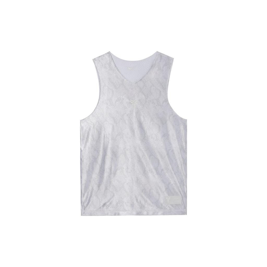 Nike Kobe 9 Dri-Fit FW24 Brand Logo Embroidered Pattern Reversible Pullover Outdoor Casual Sports Basketball Vest Men Vest White FZ0935-100