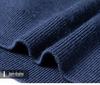 480g Men's Thickened Wool Sweater - New Winter Style, 100% Pure Wool, Solid Color Knitted Design