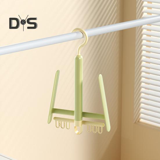 Shoes Drying Rack with 360-Degree Rotating Hook Strong Load-Bearing Windproof Insoles Clip Clothing Rack Hanger