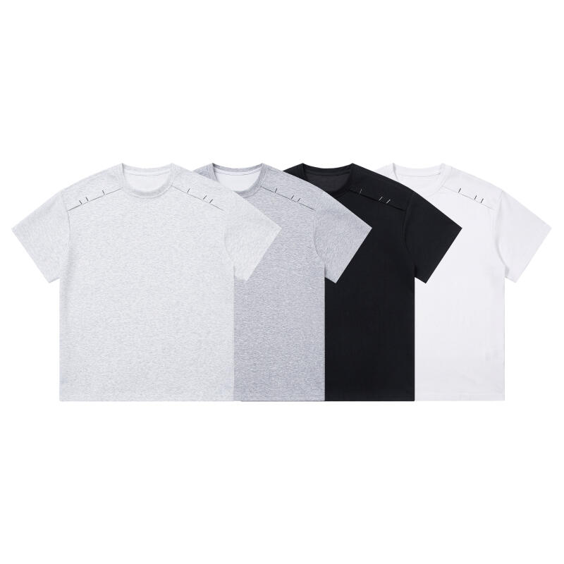 2026 Summer Men Heavyweight Tshirts Men Short Sleeve T Shirt for Men Trendy Streetwear Fashion Casual Loose Hip Hop Tops Tees