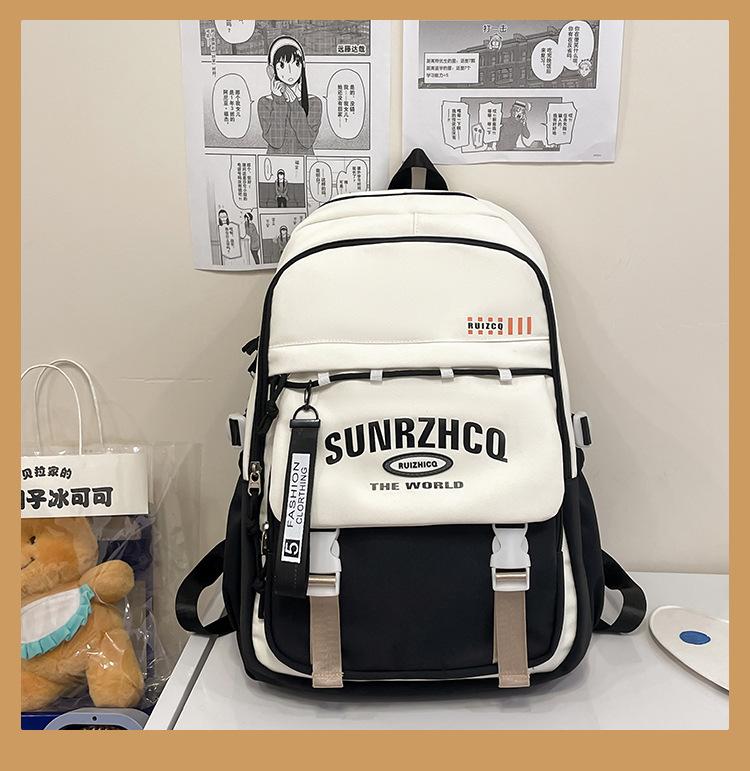 

School bag High value school bag Female junior high school students Large capacity backpack Primary school students 3rd to 6th grade girls school bag чорний