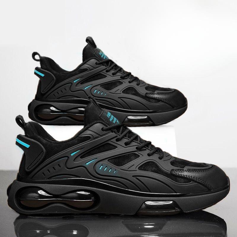 Summer Men's Shoes  Breathable Shoes Men's Trendy Versatile Platform Non-slip Sports Shoes Casual Dad Shoes