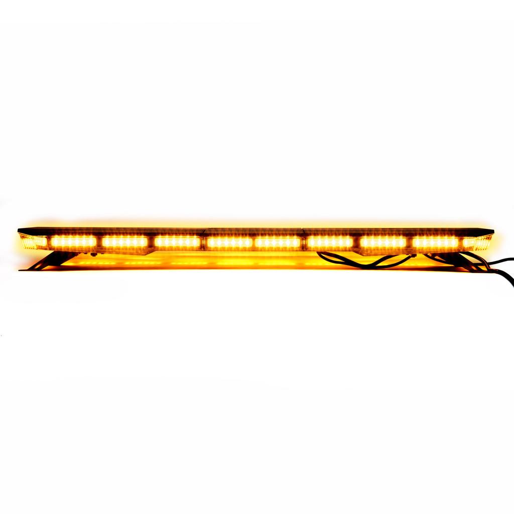 LED Warning Light Bar 684W, Ece R65 Homologation - 51 Lighting Modes Orange