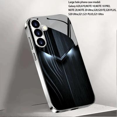 Electroplated Glass TPU Hard Case for Samsung Galaxy S26 S25 S24 S23 S22 S21 FE Ultra Plus Scratch Resistant Advanced Protection