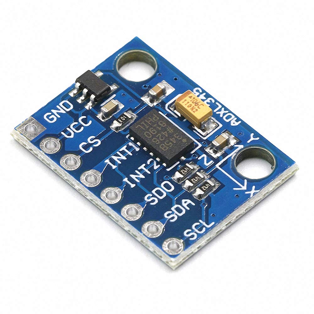 GY-291 ADXL345 3-Axis Accelerometer Module | 13-bit High Resolution | I2C/SPI Communication | Arduino and Raspberry Pi Compatible | Compact Design