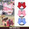 Helmet Accessories Bow Ribbon Decoration Double-layer Strong Fixation Cute Bowknot Accessories For Electric Motorcycle