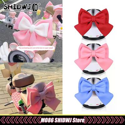 Helmet Accessories Bow Ribbon Decoration Double-layer Strong Fixation Cute Bowknot Accessories For Electric Motorcycle