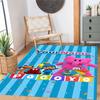 Alfombra de Piso Personalizada con Nombre de Pocoyó Alfombra de Oficina Adecuada para Comedor Salas de Juegos Cocina Entrada Alfombra Antideslizante Decoración de Oficina de Anime