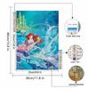 5D Diy Diamond Painting Lovely Mermaids and Little Fish Full Drill Rhinestones Mosaic Embroidery Handmade Products Home Decor Gift