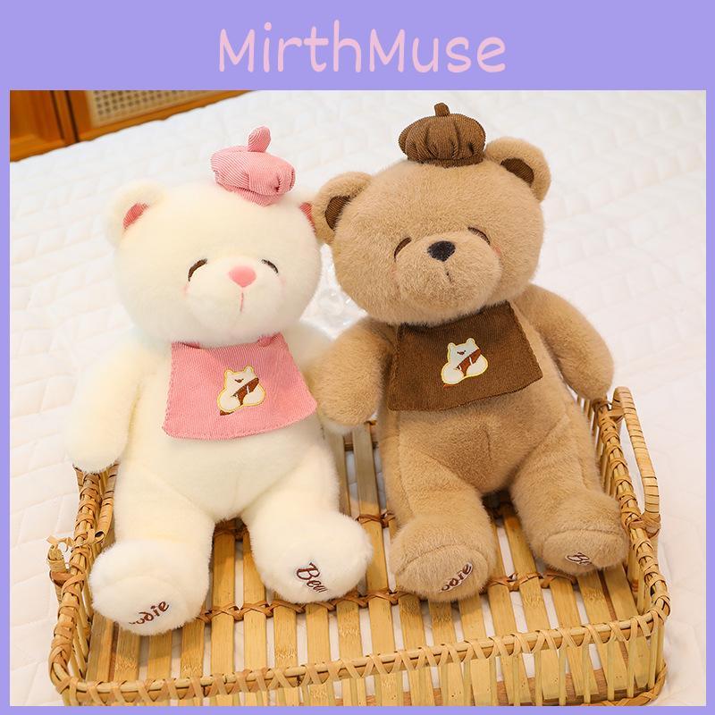 Plush Baking Bear Toy Cartoon Soft Stuffed Animal Doll Cute Bakery Decor Gifts