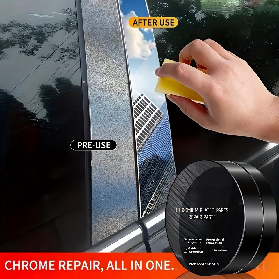 Autotürgriffe Fenster Chrombeschichtung Aufbereitung Reparaturpaste Polieren Aufbereitung Oxidationspolierpaste