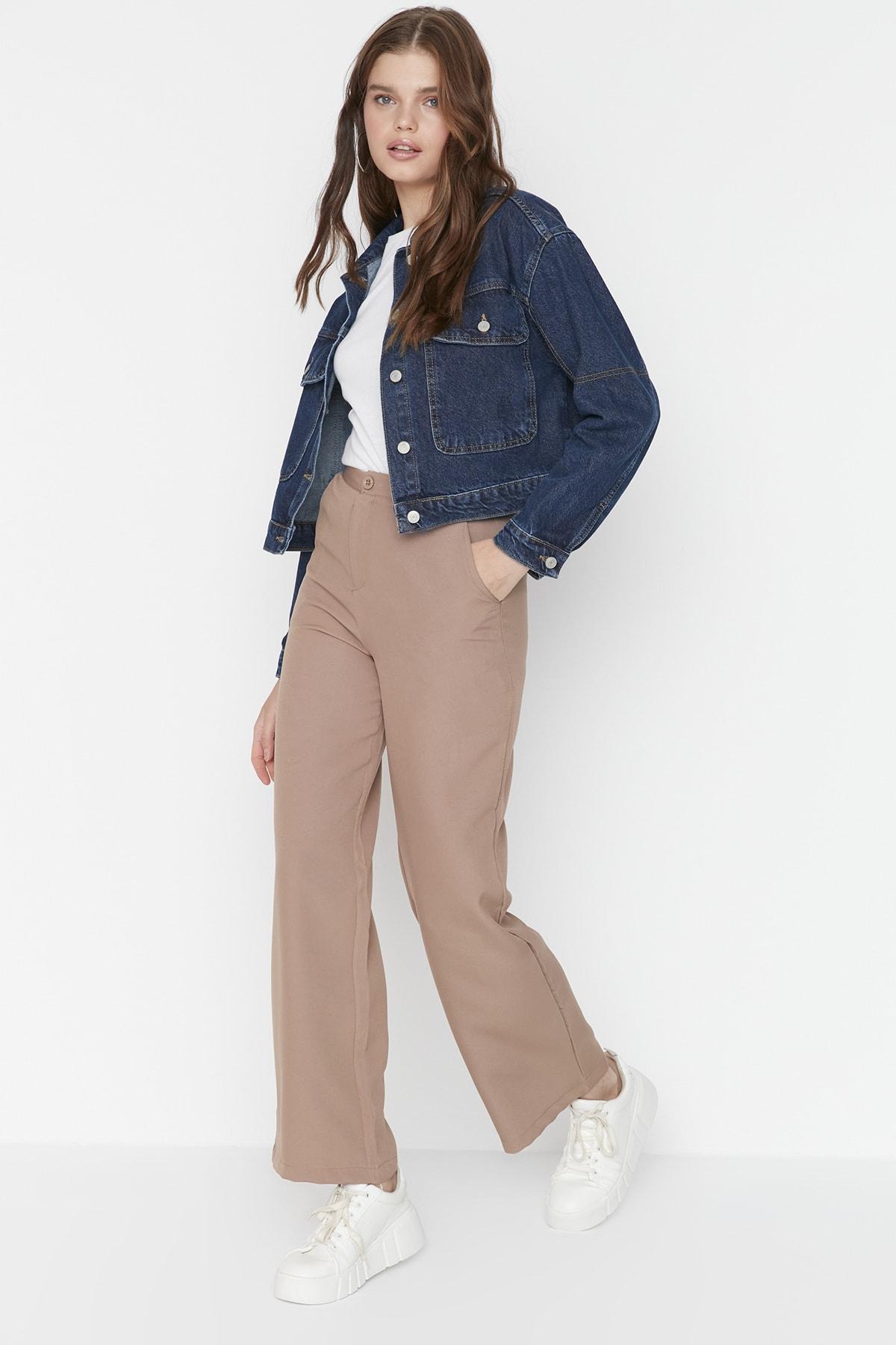 

Широкие брюки Camel с двумя карманами TCTAW23TP00062..