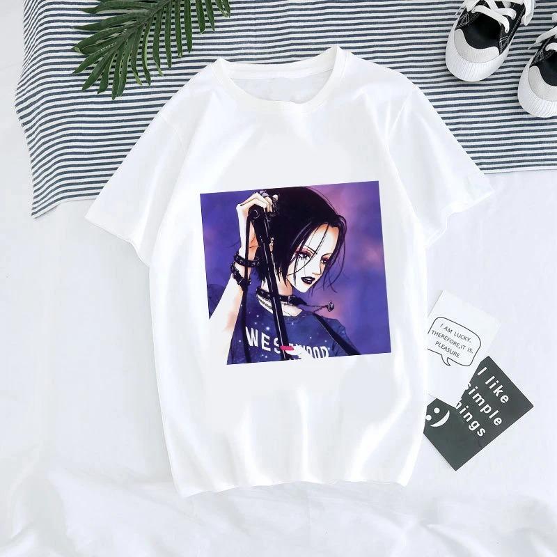 ZX TEE Nana Anime T-Shirt Nana Anime Shirt Nana Osaki Manga Charakter Shirt BLACK STONES Merchandise Japanisches Anime Charakter Print T-Shirt