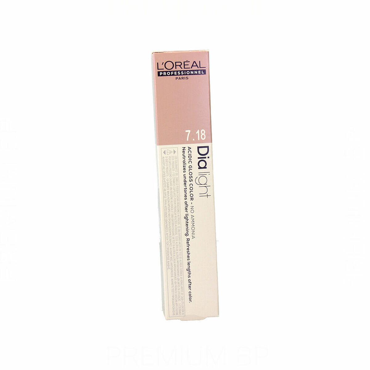 

Краситель без аммиака L Oreal Professionnel Paris Dia Light Color Nº 7.18 50 мл