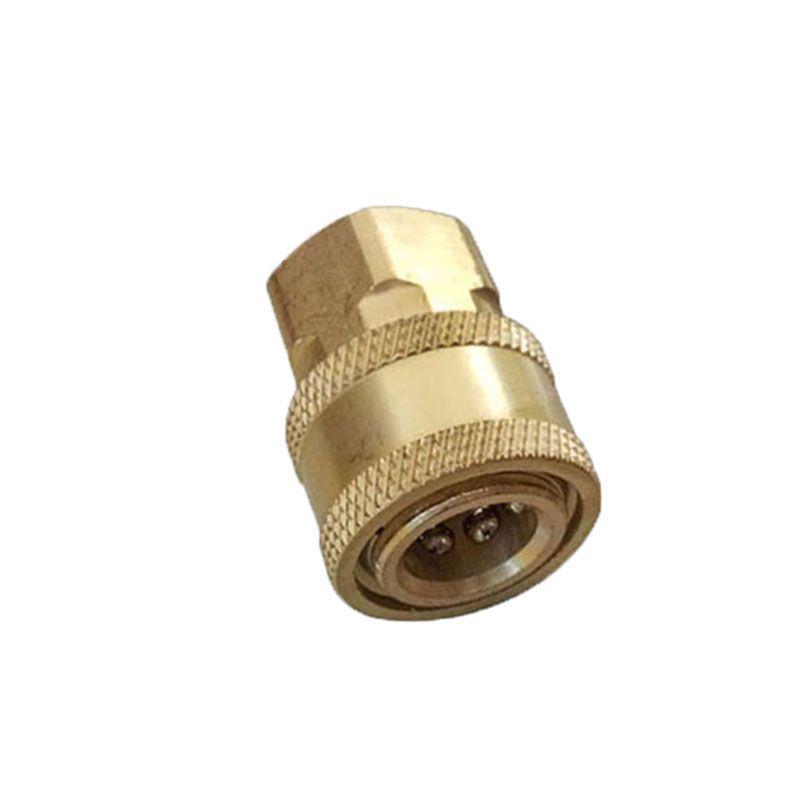 High-Pressure Car Wash Foam Cannon Adapter with 14mm Stainless Steel Quick-Connect Thread