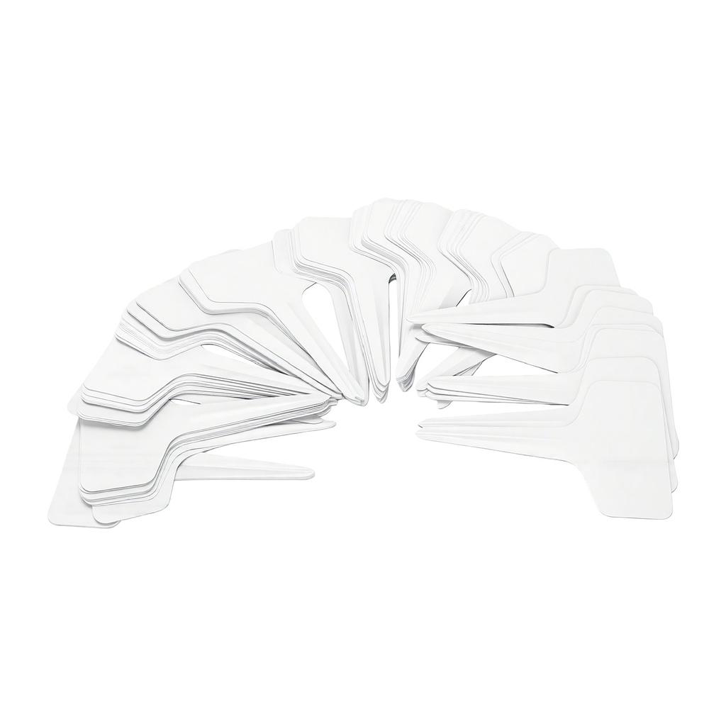 100 Pcs Plant Labels T Type Water Proof Garden Labels Stakes for Outdoor Nursery Resists Fading Easy Writing 100 pcs T