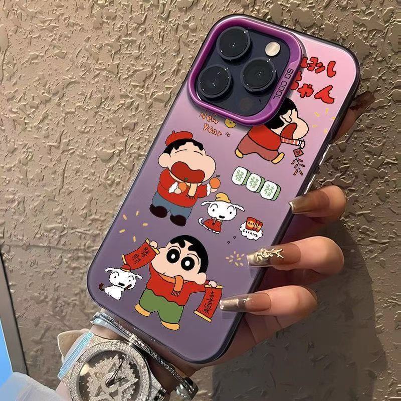 The New Cartoon Is Suitable for Iphone17 Mobile Phone Case Apple 15promax/14 Anti-drop 13pro/12/cute 16.