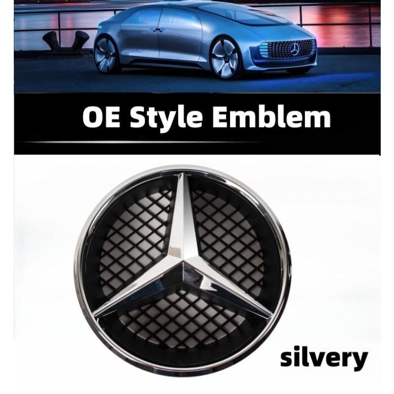 Car Front Grilled Star Emblem LED Illuminated Logo White Blue Red Light For Mercedes Benz W204 GLK220 GLK300 GLK350 GLK500 W245