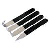 4-Piece Pottery & Clay Trimming Tool Set: Includes Sculpting Tools, Clay Scraper, Plaster Carving Knife, and Model Trimming Knife