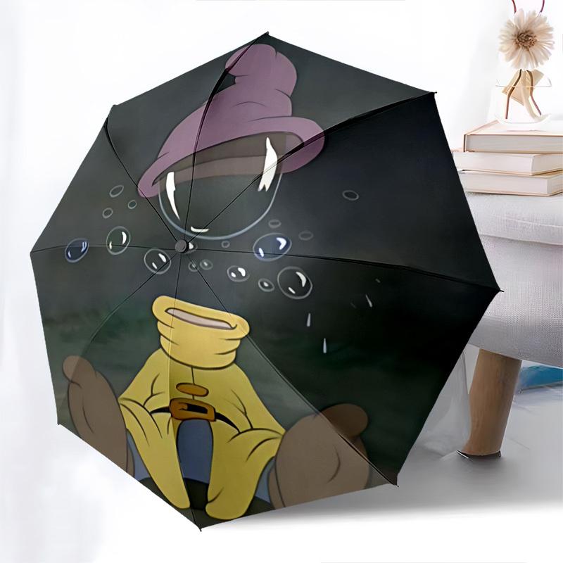 The Dwarfs Themed Automatic Opening and Closing Umbrella, Brightly Colored 8-rib Portable Umbrella, Suitable for Men and Women, A Perfect Gift for Chr